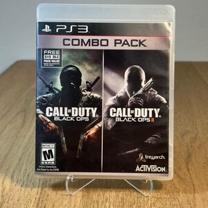 Activision Call of Duty Black Ops Combo Pack PS3 One Size Multicolor Good 1 DISC